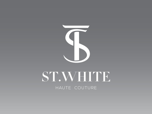 ST-WHITE 婚纱礼服品牌 LOGO 设计 - 王小困设计
